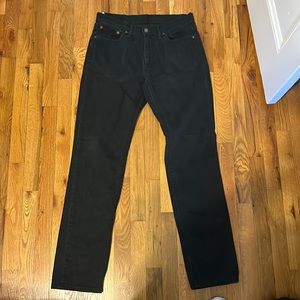 Mens Levi’s 541 black jeans 31x34- athletic fit